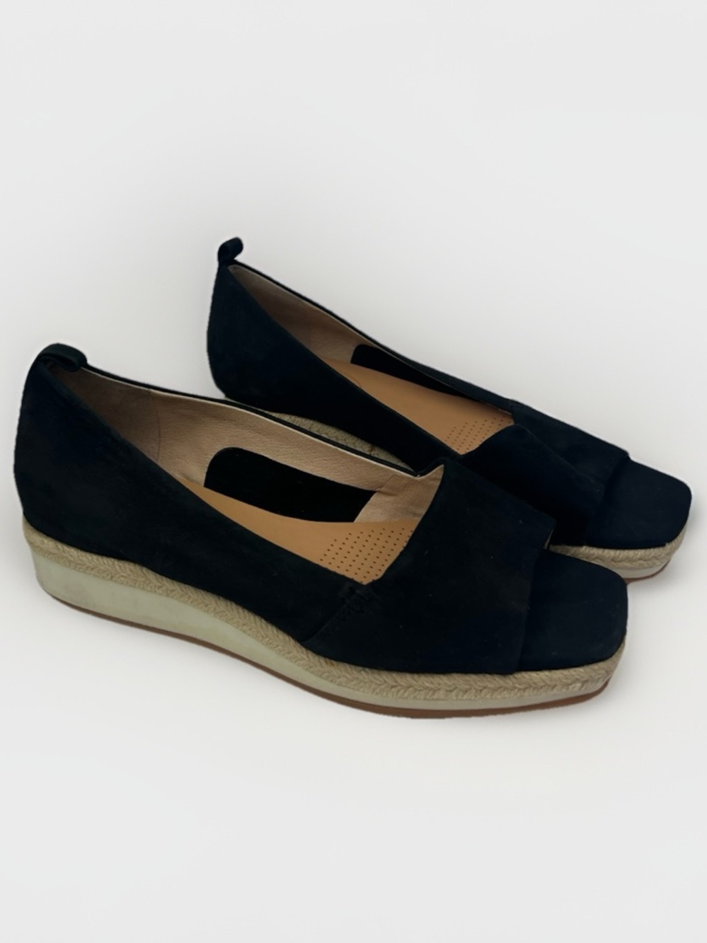 Corso Como Dallen Black Leather Espadrille